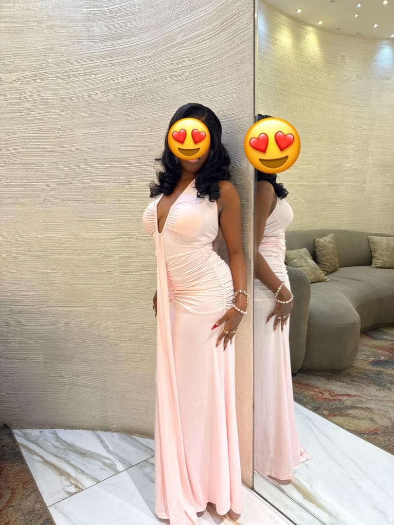 Pink dinner dress